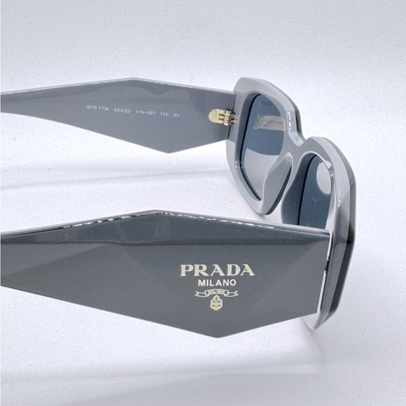 Prada - Sunglasses Symbole PR17WS - Marble Grey / Black, NIB 49-20-145 - Picture 7 of 16